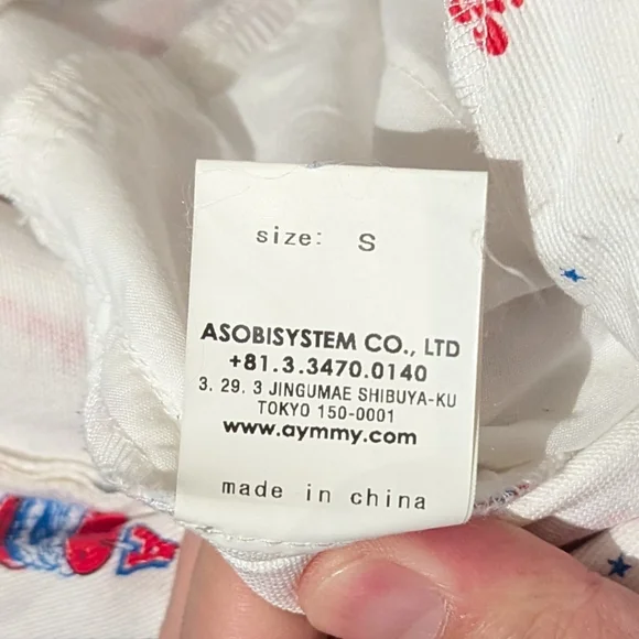 *RARE* AYMMY IN THE BATTY GIRLS JUNK PATTERNED OVERALLS - US S - Picture 6 of 6